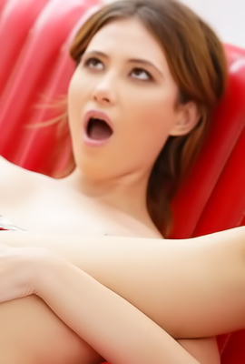 Gisha Forza Welcomes Renatos Passion in Their Intimate Red Couch Moment